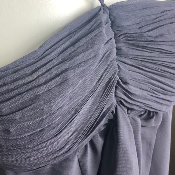 Zara Gray Bandeau Trapeze Mini Dress Size L - Picture 4 of 13